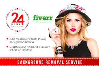 do professional background removal for your images and cutout