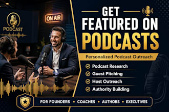 book you on podcast with personalized podcast guest outreach