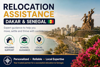 provide relocation assistance in dakar and senegal