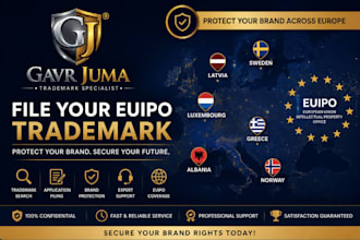 file your euipo trademark in latvia, sweden, albania, luxembourg, greece, norway