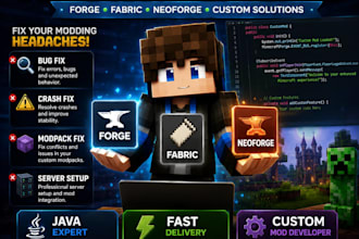 custom minecraft, forge mod, fabric mod, neoforge mod, minecraft java, mods, cod