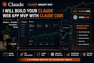 claude webapp mvp claude code website openclaw claude tradingview claude web app