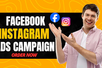 be your facebook ads campaign manager and instagram advertising expert