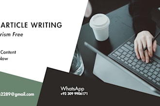 write SEO optimized blogposts and website content