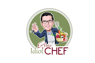 make unique great logo for an online cooking food blog site