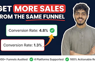 audit, optimize, and fix your sales funnel for higher conversions