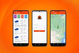 develop dispatching, transportation, logistics web and app