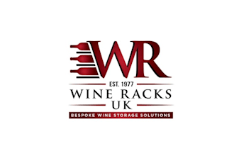 make wordmark prestigious wine rack logo