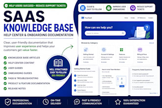 create saas knowledge base articles help center content and onboarding guides
