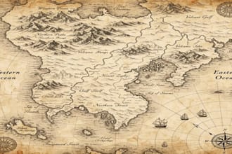 do fantasy world regional map illusration and cartography novel board game book