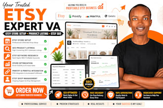 be esty expert va,etsy store setup, product listing,etsy seo