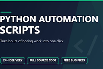 write python automation scripts to automate any boring task
