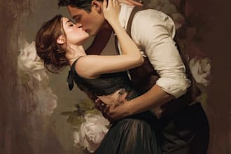 design erotica romance book cover or ebook cover
