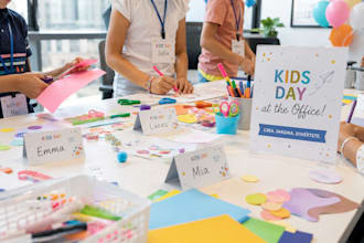 design a kids day at the office