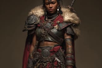 do a fantasy dnd character art and dnd character