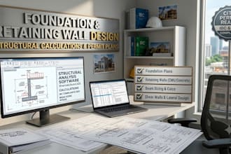 do structural calculation and foundation plan for building permit