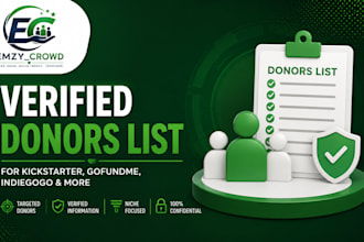 build targeted donor list for nonprofits and fundraising campaigns