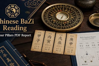 create a personalized chinese bazi astrology PDF reading