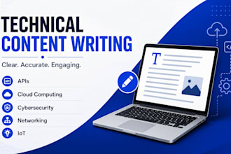 write SEO optimized technical blog articles