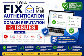 fix zoho mail authentication and domain reputation issues