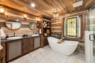 design custom shower cabins, narrow vanities, and smart mirror cabinets