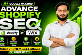 do advance shopify SEO to boost ranking,traffic and sales