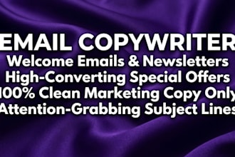 write high converting sales emails and email marketing copy