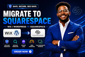 safely migrate wix, wordpress website to squarespace website, SEO safe migration