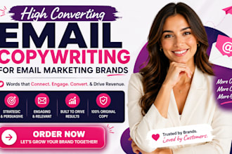 do high converting email copywriting for email marketing brands