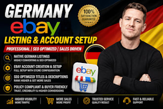 germany ebay listing german ebay lister german ebay account ebay setup creation