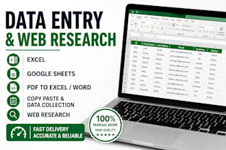 do data entry and copy paste work