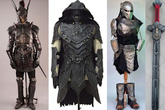 wearable armor printable cosplay creation 3d helmet props model halloween mask