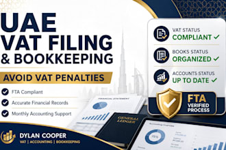 prepare uae vat filing bookkeeping and accounting services