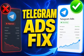 setup and fix telegram ads on the telegram ads platform for crypto