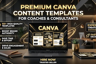create canva content templates for coaches and consultants