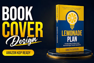 do modern nonfiction book cover design, ebook cover design, KDP book cover