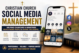 manage your christian church fellowship event and brand social media