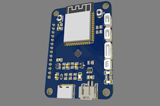 design esp32 pcb, schematic, stm32, arduino and iot hardware projects