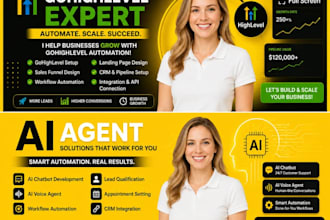 be ghl expert and create gohighlevel saas snapshots CRM and workflow automation