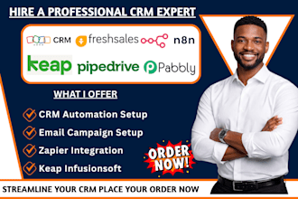do zoho invoice keap infusionsoft freshsales pipedrive pabbly n8n ai automation