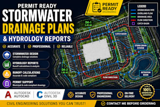 design permit ready stormwater drainage plans and hydrology reports