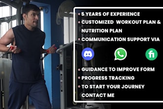 be your online fitness coach or trainer