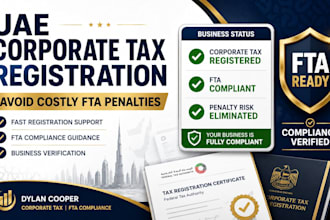 register uae corporate tax and fta compliance for business