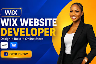 build wix website, wix website redesign, wix online store as wix developer