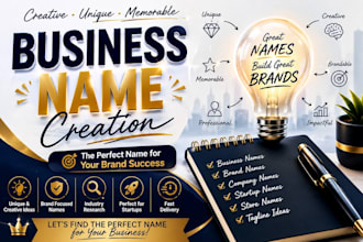 create unique and catchy business names