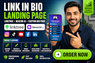 setup and customize linktree link in bio landing page beacon ai for your bio