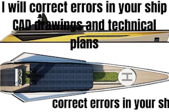 correct errors in your ship cad drawings and technical plans