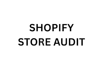 audit and review your shopify store