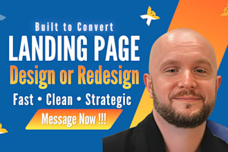 build wix landing page, website landing page and sales funnel page