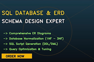 design professional sql database schema and er diagram